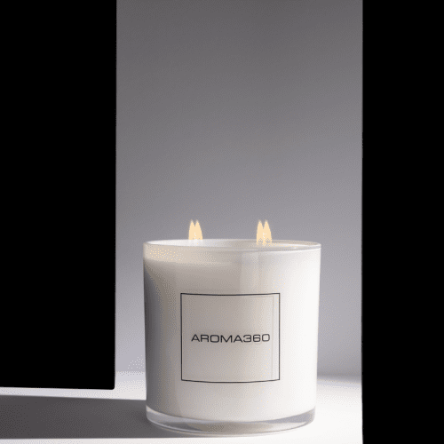 Aroma360 4 Wick 55oz White Candle Luxe Collection