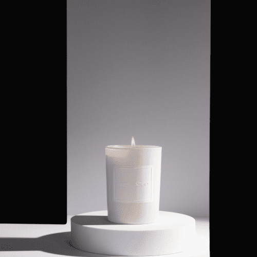 Aroma360 Single Wick White Candle